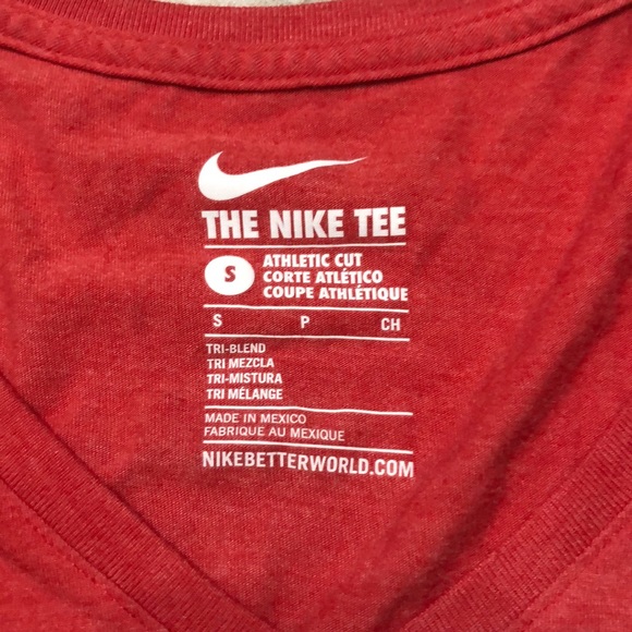 Red NIKE tee - Picture 2 of 2